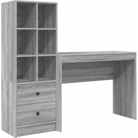Maison Exclusive - Schreibtisch mit Schubladen mit Regal 2 pcs Gr