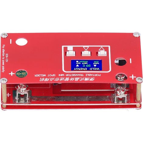 Tragbares Punktschweißgerät mit LCD-Bildschirm, Transistor-Schweißpistolen-Set für 18650-Akku, 12-V-Auto, Reparatur (1/5)