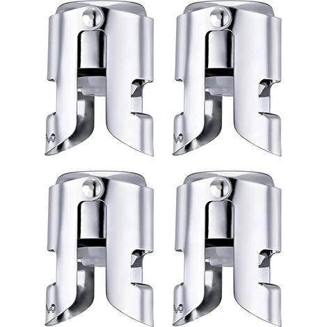 Bouchon de champagne en acier inoxydable, bouchon de champagne avec F-AquaForge (1/5)