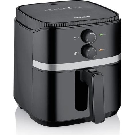 Severin FR 2452 friteuse à air chaud noir et argent 5L (1/5)