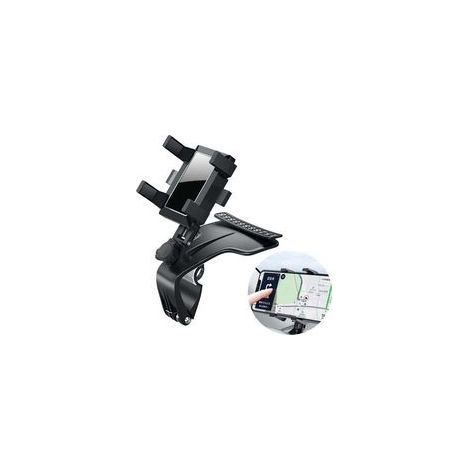 Supporto per telefono auto rotante a 360°, supporto universale per ventilazione, porta cellulare intelligente per auto (1/4)