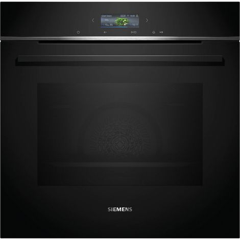 Siemens iQ700 HB734G1B1. Dimensione del forno: Media, Tipo di forno: Forno elettrico, Capacità interna forno totale: 71 L. Posizionamento dell'apparecchio: Da incasso, Colore del prodotto: Nero, Ti... (1/5)