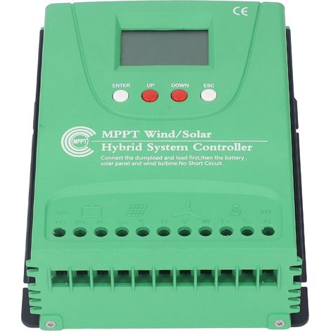 Wind-Solar-Hybrid-Laderegler 24V 48V MPPT-Solarsystemregler für Stromversorgung 48280 (1/5)