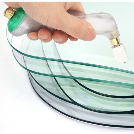 Coupe-verre robuste à poignée pistolet, lame en carbure de tungstène (1/5)