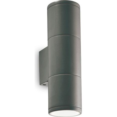 Ideal Lux GUN - Applique d'extérieur Up Down 2 Lumières Anthracite IP44, GU10