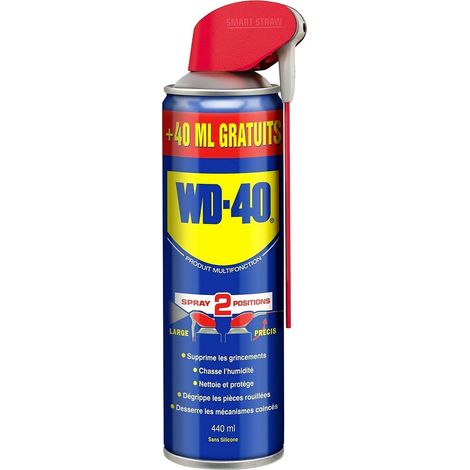 Bomba desbloqueante spray doble wd40 400ml