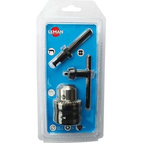 Kit mandrino + chiave + adattatore LEMAN 913.003 - SDS Trapano perforatore