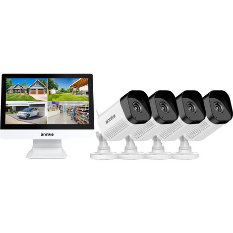 Sicherheitskamerasystem, 8MP Auflösung, Verbesserte Nachtsicht, 4PCS 5MP Kameras (1/2)