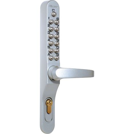 Serrure à code Keylex profil coloris noir - LOKOD