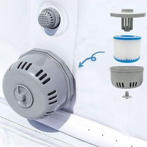 Support de cartouche filtrante pour Lay Z Spa Miami Compatible avec les filtres type VI et SI Remplacement durable pour spa et jacuzzi domestique (1/4)
