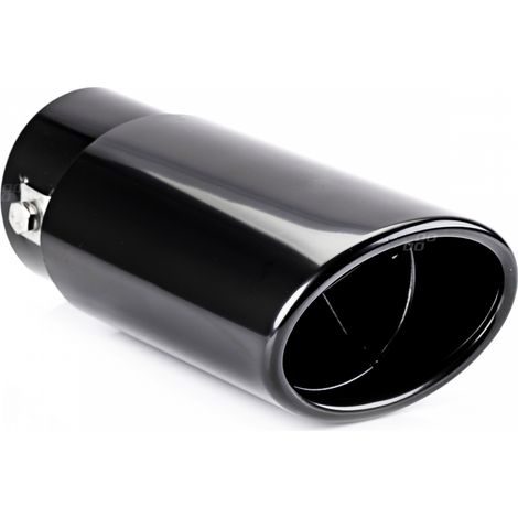 Auspuffendrohr Edelstahl MT 020B schwarz amio-02351 (1/5)