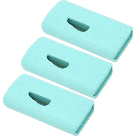 Coupeur de comprimés 3 en 1 portable pour enfants et seniors - Bleu (1/5)