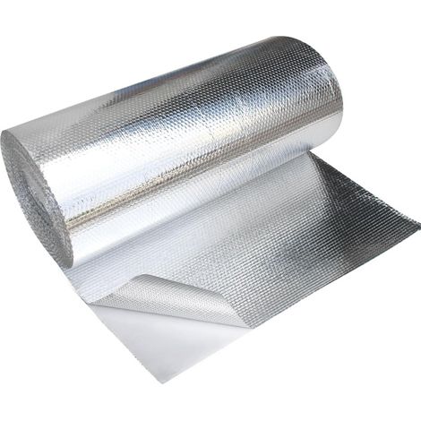 Rouleau Isolant Thermique Aluminium Adhésif 30x100cm,Plaque Isolant Thermique Voiture Température jusqu'à 1000°C,Film Anti Chaleur -pour Radiateur, Tuyau, Fenetre,Salle de Bains (1/5)