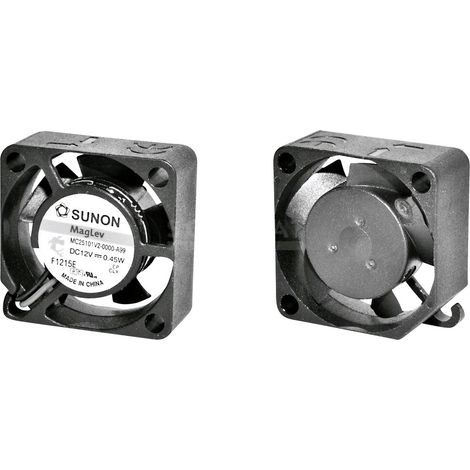 Sunon MF25101V21000UA99 Axiallüfter 12 V/DC 5.09 m³/h (L x B x H) 25 x 25 x 10 mm