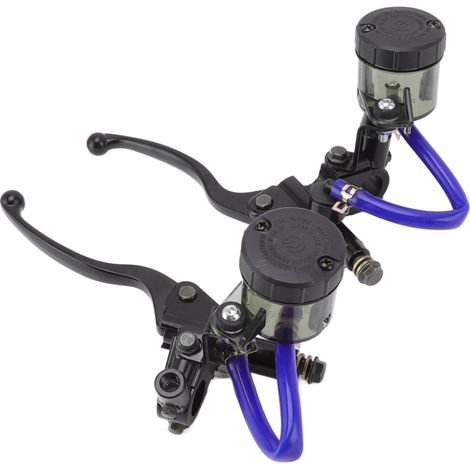 1 paire de maîtres-cylindres de frein et leviers d'embrayage avec réservoir, accessoires de rechange pour moto Suzuki (1/5)