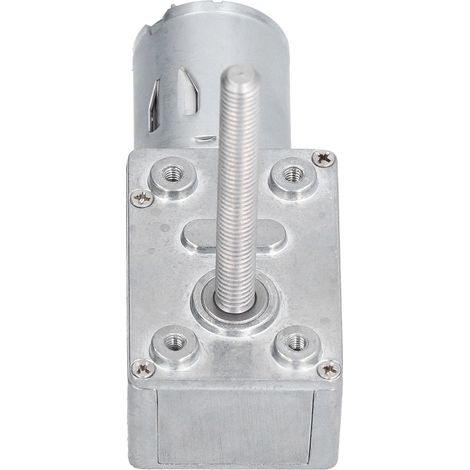 Motoréducteur à vis sans fin autobloquante, filetage M6, longueur d'arbre 50 mm, JGY-370, 6 V CC, 66 tr/min