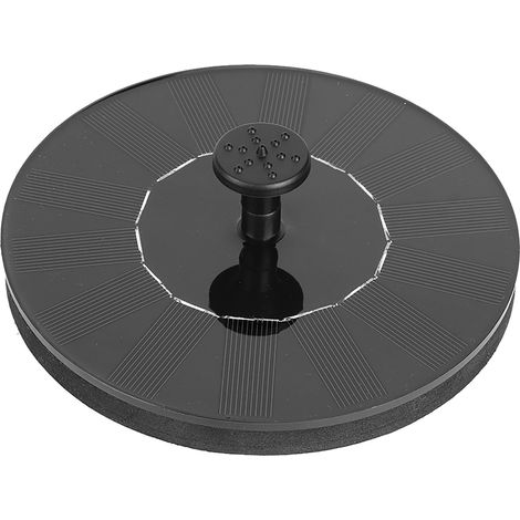 Pompe à eau solaire flottante pour bassin, étang, piscine ou aquarium – Fontaine créative 180L/H, 1,4W, kit avec panneau solaire (1/5)