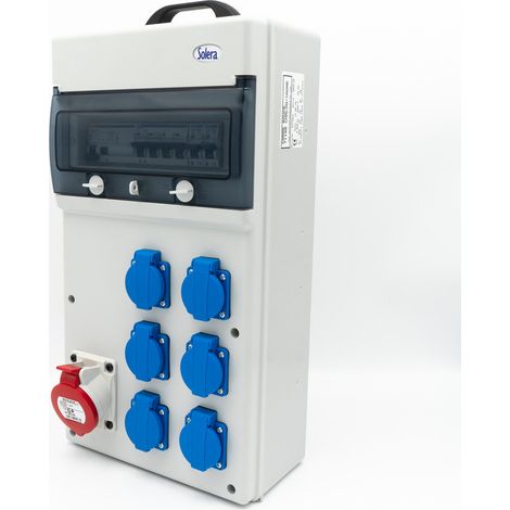 Coffret de prises triphasé 32A