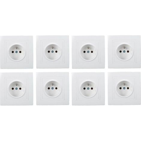 8 pièces prise Standard française 16A 220V prise murale prise murale pour hôtel de bureau à domicile (1/5)