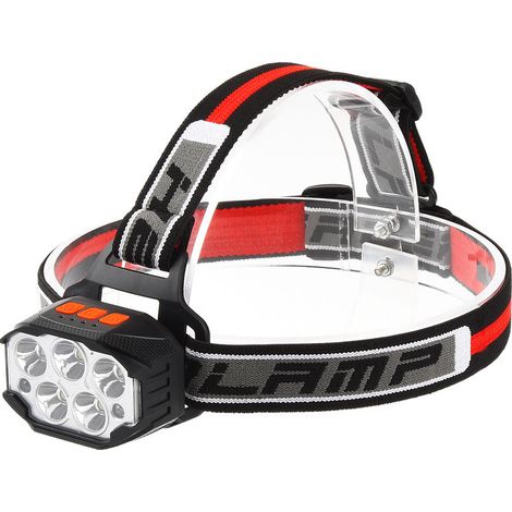 Lampe frontale 950 lumens USB rechargeable avec capteur LED 7 modes Lampe frontale avec lumière rouge réglable à 90° IP4 étanche Jogging Camping (1 pièce) [Classe énergétique A] (1/5)