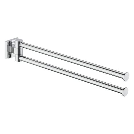 TOALLERO DOBLE GIRATORIO HOTELS SQUARE 400MM CROMADO