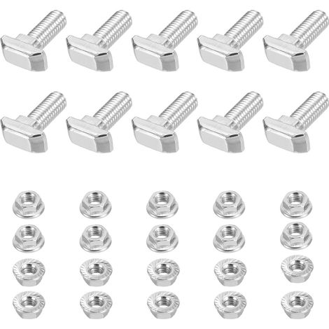 10 Pièces Vis À Tête Marteau M8x16 Vis À Tête Marteau (1/5)