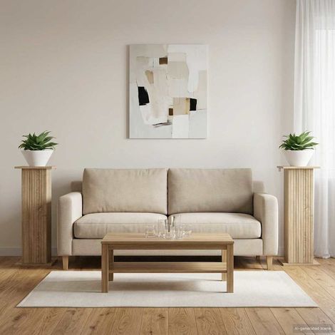 Teenpull – Pflanzenständer 2 pcs Sonoma-Eiche 30,5 x 30 x 80,5 cm (1/5)