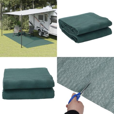 Zeltteppich Grün 5,5x2,5 m - Campingausrüstung - Zeltausrüstung - Zeltbodenmatte - Rutschfeste Unterlage - Gartenmöbelschutz - Home & Living (1/5)
