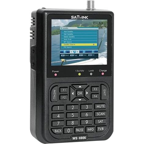 WS6906 Satellite Finder 3.5 "LCD Affichage Données Numérique Signal Finder Mètre 950 MHz - 2150 MHz (1/5)