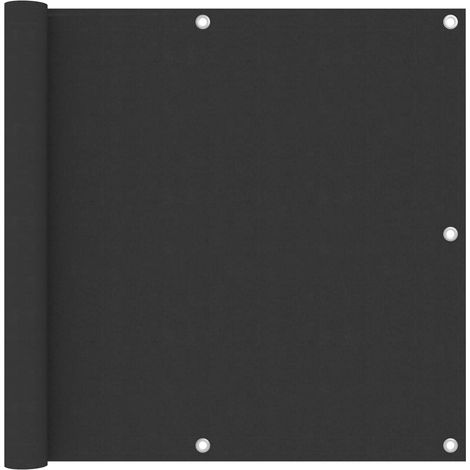 Brise vue pour balcon - Brise vent Écran de jardin Anthracite 90x500 cm Tissu Oxford BV214671 - BonneVie (1/5)
