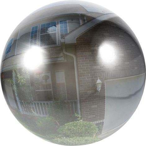 Boule De Contemplation Acier Inoxydable Miroir Réfléchissante Décorative pour Jardin Et Intérieur Décoration Et Durable (1/5)
