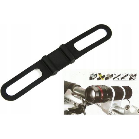 Supporto per lampada Spencer in silicone per manubrio. (1/4)