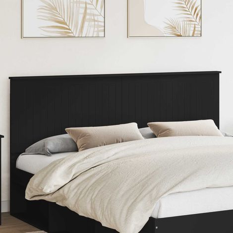 Tête de lit-Panneau de lit Chêne noir 180 cm Bois d'ingénierie 859235 (1/5)
