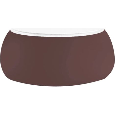 Moderner runder Couchtisch mit Stauraum T Ball - Braun