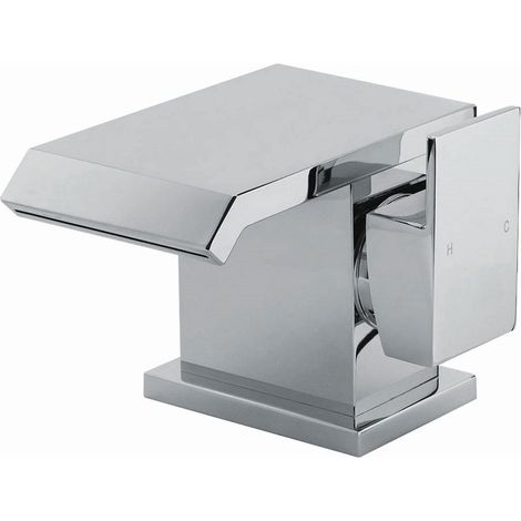 RAK Art Cubis Basin Mixer Tap Deck Mounted - Chrome (1/2)
