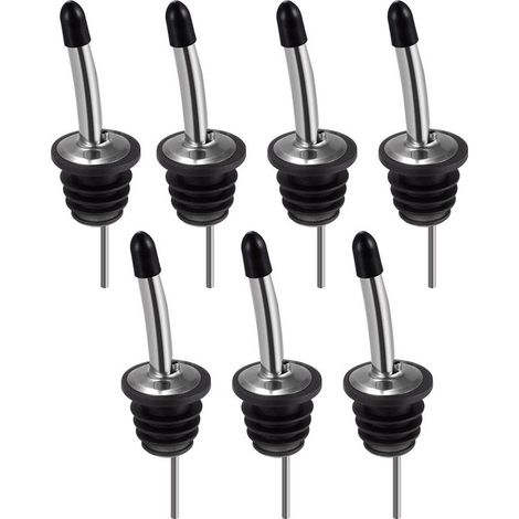 Weinflaschenverschlüsse – Edelstahl – 7er-Set – Geeignet für Wein-, Öl- und Essigflaschen (1/5)
