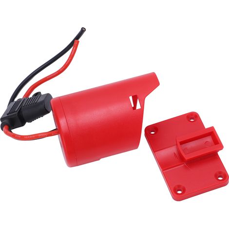 Adaptateur de batterie avec boîtier ABS, convertisseur de batterie au lithium 12 V, remplacement avec fusible 30 A pour M12 (1/5)