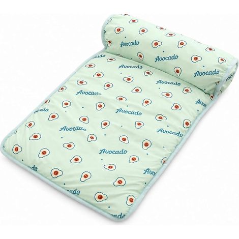 Tapis rafraîchissant pour animaux avec rebord respirant lit doux pour chats et chiens motif avocat grand format 60 x 80 cm (1/5)