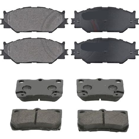 KIT PASTIGLIE FRENO ANTERIORI E POSTERIORI compatibile con LEXUS LS (F3) / PASTIGLIE FRENANTI AUTO OEM FDB1688,FDB1689 / SOSTITUZIONE DIRETTA / BASSA POLVERE / SILENZIOSO