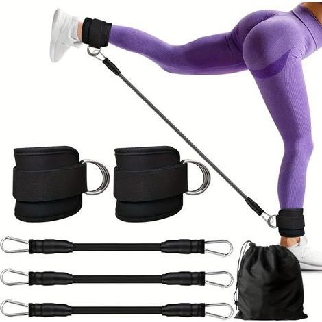 BelleRise – Widerstandsbänder für Yoga, Gesäß- und Beinmuskulaturkräftigung sowie Muskelübungen. (1/5)