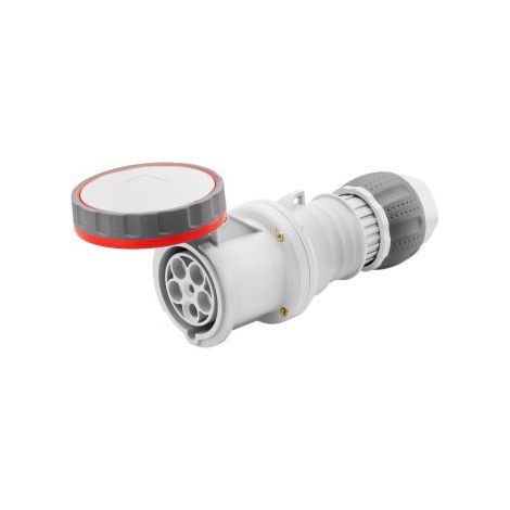 Gewiss CONNETTORI HP - IP66/IP67/IP68/IP69 - 3P+N+E 125A 346-415V 50/60HZ - ROSSO - 6H - CONTATTI A VITE, GW62061H (1/5)