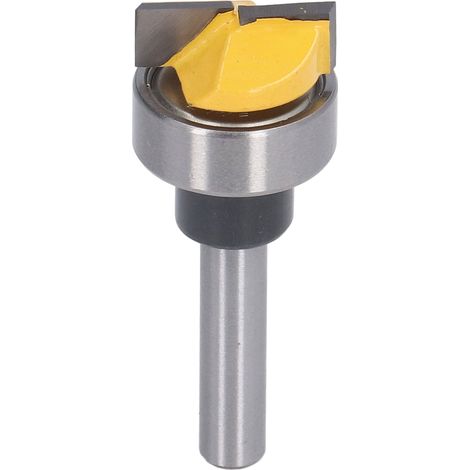 Fraise à bois à queue de 1/4in, mèche à mortaiser avec pointe en alliage, couteau de défonceuse pour nettoyage de fond de charnière, fraisage menuiserie (1/5)