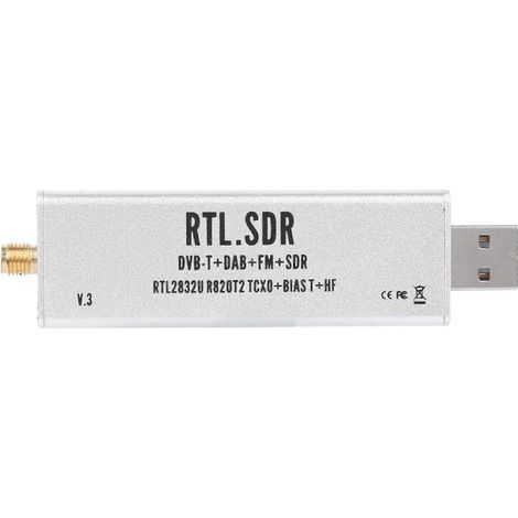 Breitbandempfänger, 0,1 MHz – 1,7 GHz SDR-Funkkommunikationssystem für XP / Win10 / Android (1/5)