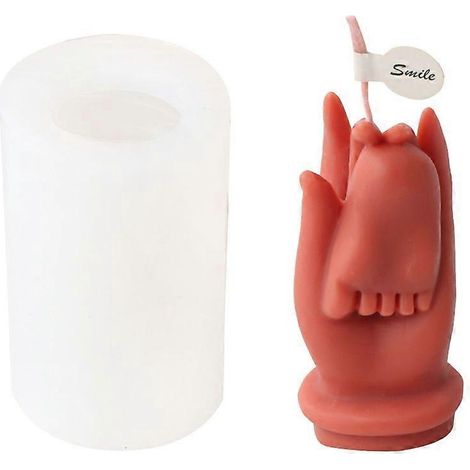 Moule en silicone pour fabriquer des bougies (1/4)
