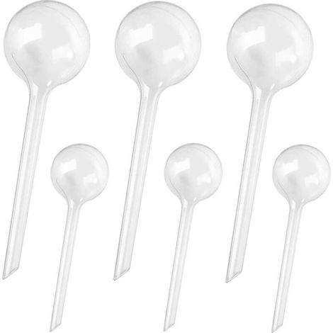 Lot de 6 boules d'irrigation des plantes-En plastique - Système d'irrigation automatique pour plantes - Pour le jardin de la maison, les plantes - Arrosage intérieur (1/5)