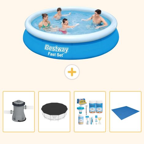 Bestway Bestway Fast Set Ronde - 366x76 cm - 5-pièces  S251 (1/5)