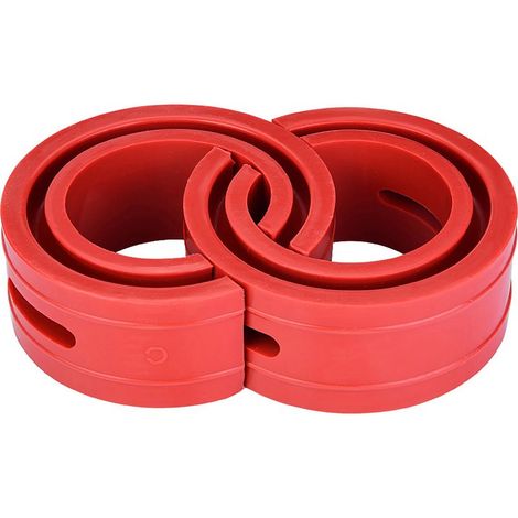 2 amortisseurs rouges de ressort de pare-chocs de coussin d'absorption de chocs pour voiture type C (1/5)