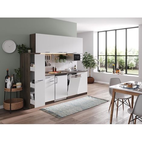 Cuisine Cuisine simple Chêne York Blanc Oliver 225 cm Respekta (1/4)