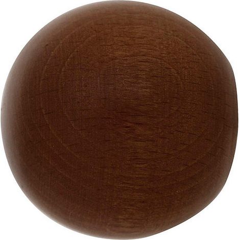 Sfera terminale in legno 20x40 mm. Noce