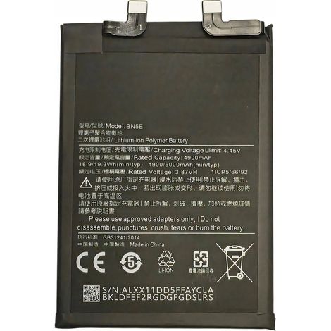 Batterie BN5E 5000 mAh pour Xiaomi Redmi Note 11 Pro 5G / 11E Pro / Poco X4 Pro